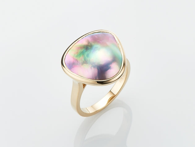 Cortez Rainbow Lipped Cultured Pearl  Ring