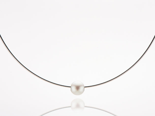 Freshwater Cultured Pearl and Silver Necklet