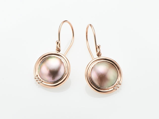 Cortez Rainbow Lipped Cultured Pearl Earrings