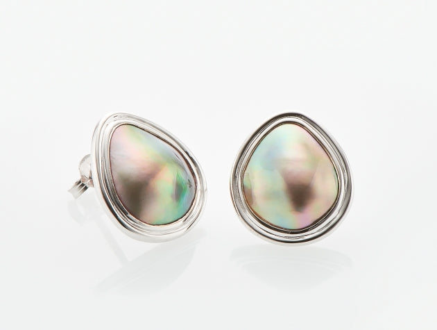 Cortez Rainbow Lipped Cultured Pearl Earrings