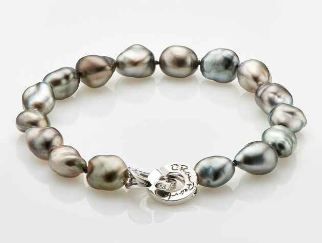Tahitian Keshi Cultured Pearl Bracelet