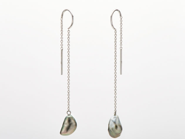 Keshi Tahitian Cultured Pearl Earrings