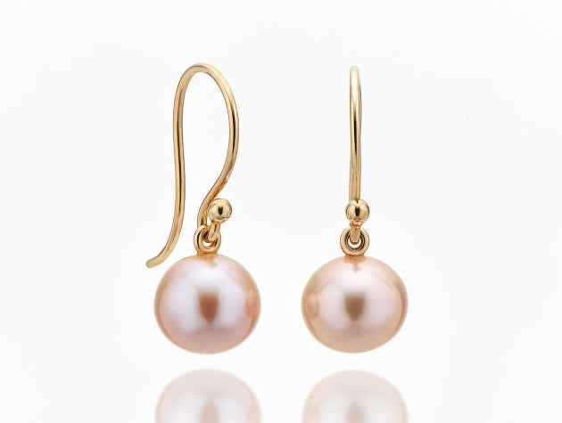 Pink Freshwater Cultured Pearl Earrings
