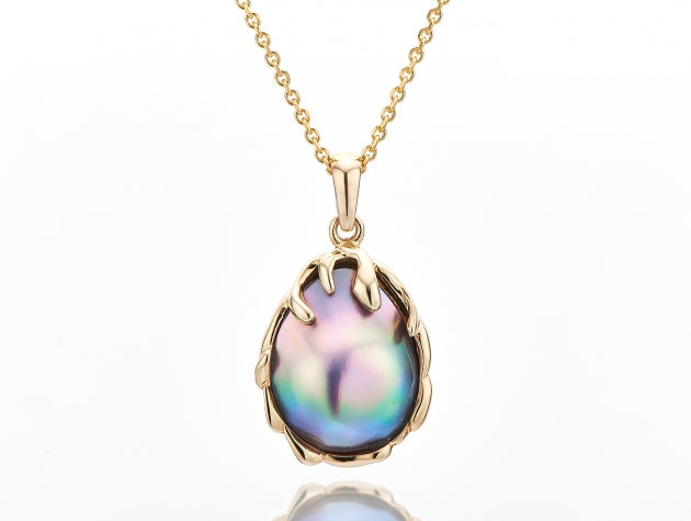 Cortez Rainbow Lipped Cultured Pearl  Pendant