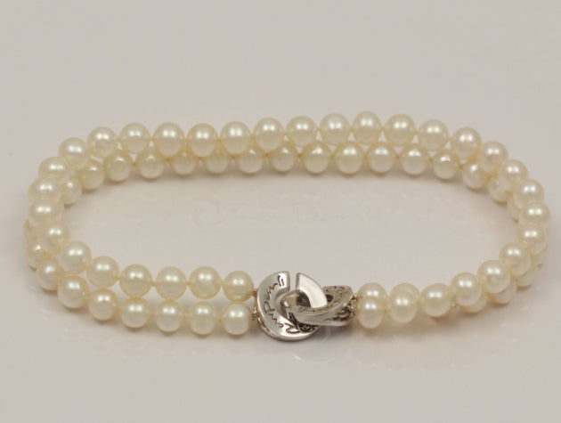 Double Freshwater Cultured Pearl Bracelet