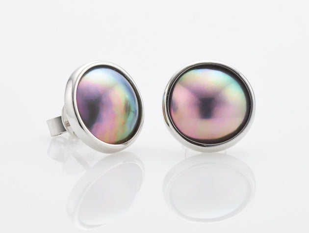 Cortez Rainbow Lipped Cultured Pearl Earrings