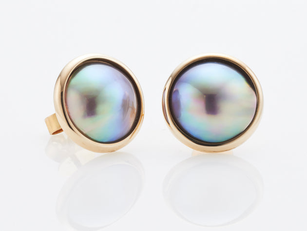 Cortez Rainbow Lipped Cultured Pearl Earrings