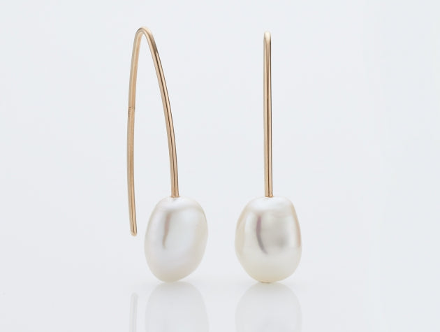 Keshi Freshwater Cultured Pearl Earrings