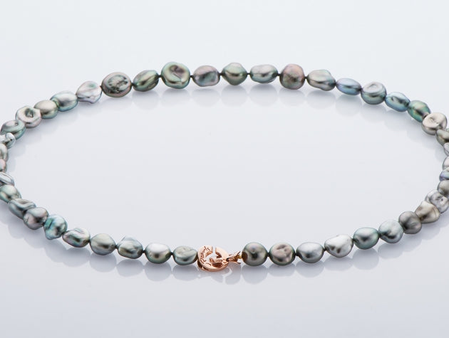 Tahitian Keshi Cultured Pearl Strand