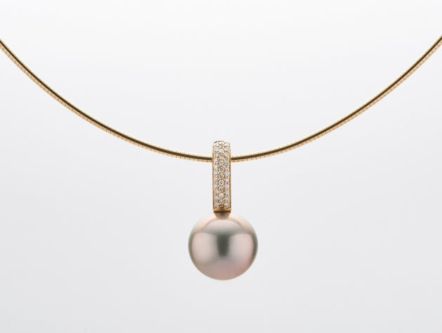 Tahitian Cutured Pearl and Diamond Enhancer