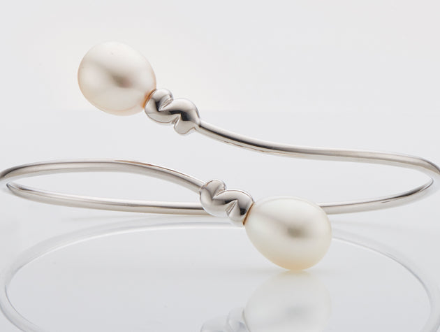 Freshwater Cultured Pearl Bangle #15546