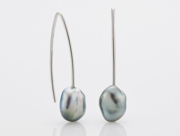 Keshi Tahitian Cultured Pearl Earrings