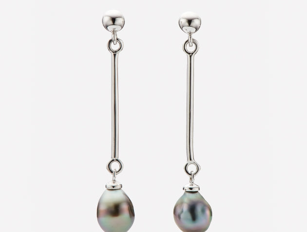 Tahitian Cultured Pearl Earrings