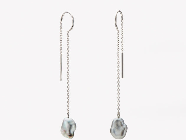Keshi Tahitian Cultured Pearl Earrings