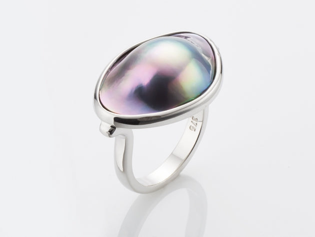Cortez Rainbow Lipped Cultured Pearl Ring