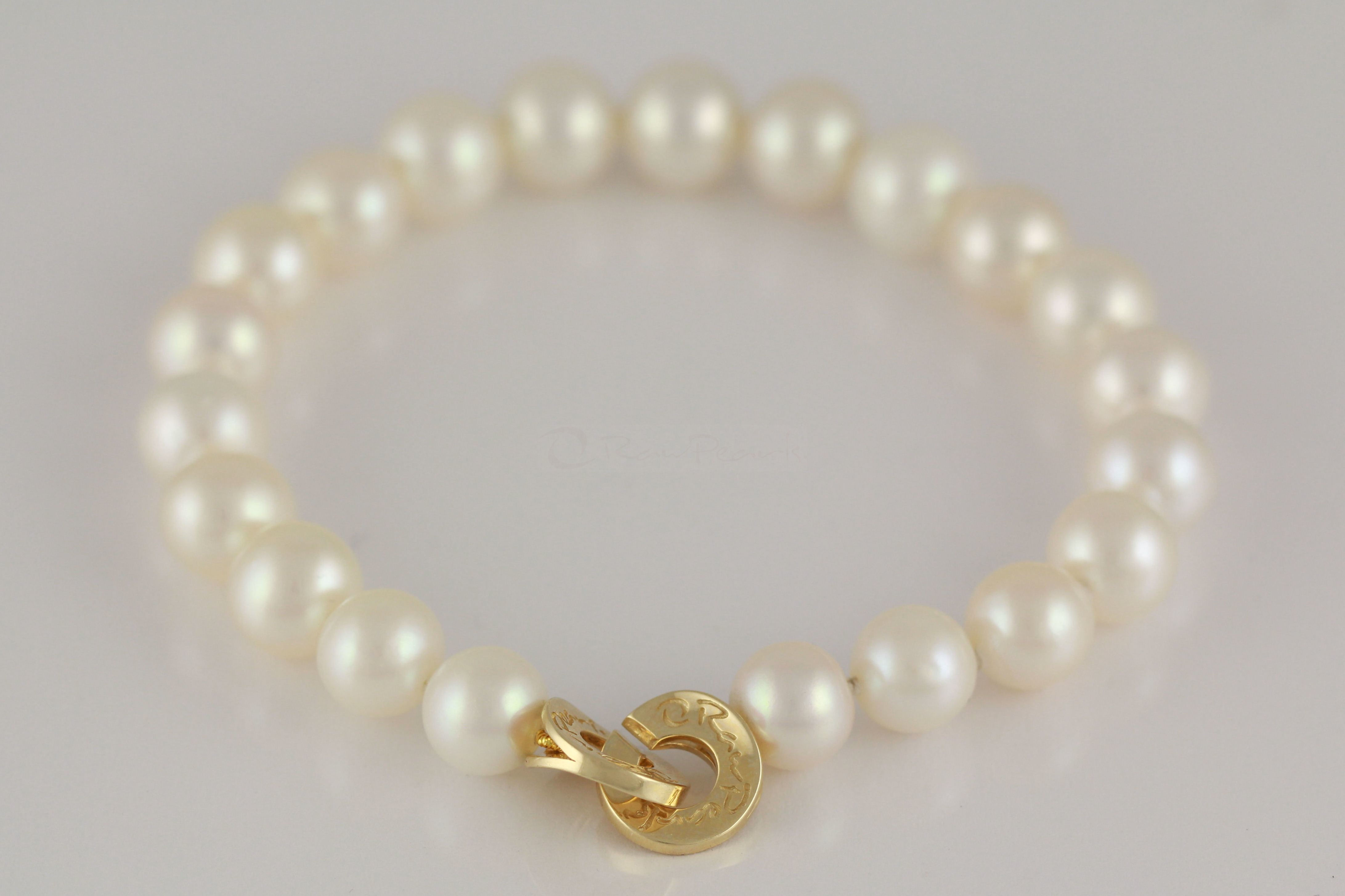 Freshwater Cultured Pearl Bracelet | Raw Pearls